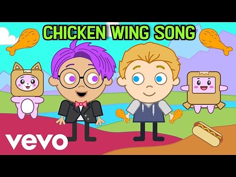 CHICKEN WING SONG 🎵 LankyBox MUSIC VIDEO ANIMATION