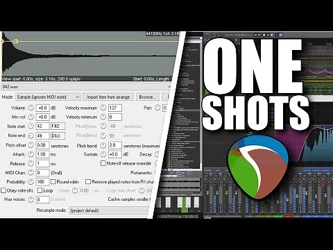 How to Use One Shots in Reaper