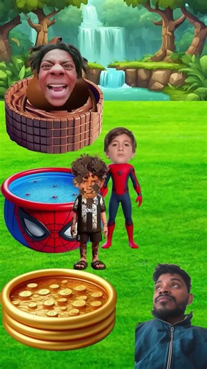 MrBeast’s Golden Pool Test! 🥽💛 Can Ronaldo Jr Handle It?! 😂