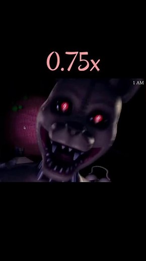 FNaC 3 – Monster Cat – Jumpscare 0.25x ➜ 2x