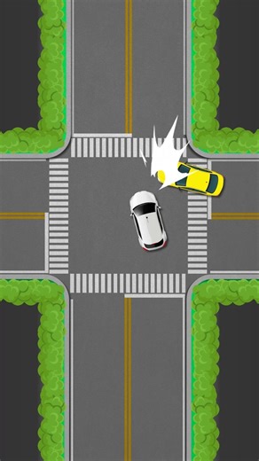 No traffic lights, no stop signs.Who Goes First? 🤔#drivinglessons #trafficrules #drivingtips