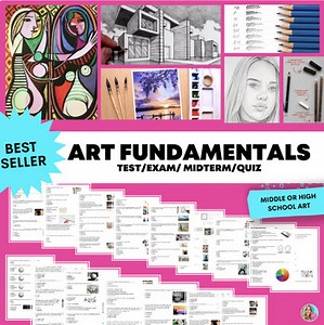 Art Fundamentals Midterm or FINAL Exam (or terms test/ quiz)