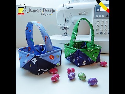 Tuto panier de Pâques en tissu