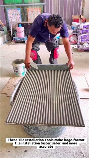 Large Format Tile Installation Tools 120×60 cm for Perfect Adhesive Coverage & Precision Alignment