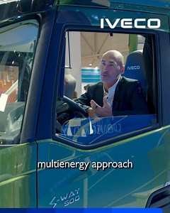 What drives IVECO's innovation? Our path is powered by Multi-Energy approach, Autonomous Driving and Software-Defined Vehicles. Marco Liccardo, our Technology and Digital Officer, shares IVECO's roadmap at #IAATransportation2024. The future of transportation is here. . #IVECO #IAATransportation #businessproductivity | IVECO