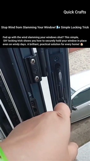 Stop Wind from Slamming Your Window! 🌬️ Simple Locking Trick #shorts