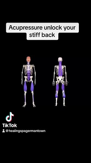 3 comments | Acupressure unlock your stiff back. #massage #massagetherapy #acupresure #acupresuremassage #backmassage #backworkout #bodycare #spamassage #health#relax#fyp | Healing Spa | Facebook