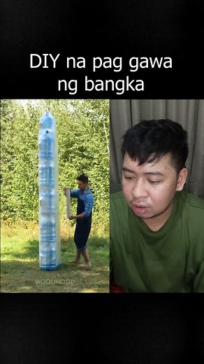 Simpleng pag gawa ng Bangka #diy #boat #reactionvideos #fbreels #reels #kennedyngapala #fyp | Kennedy Nga Pala