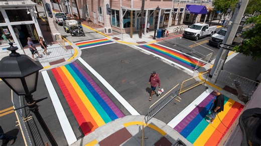 Studies: Painted, colorful crosswalks can improve safety by slowing down traffic