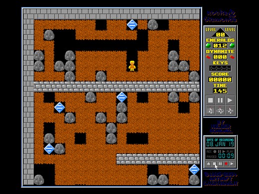 Rocks'n'Diamonds game at DOSGames.com