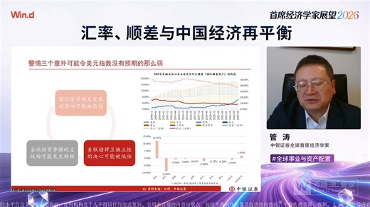 展望2026管涛：汇率、顺差与中国经济再平衡