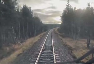 WATCH: Train driver's view of Inverness-Edinburgh journey