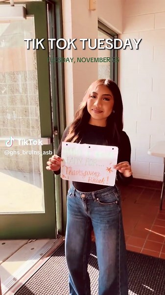 Thanksgiving Break Celebrations with TikTok Tuesday