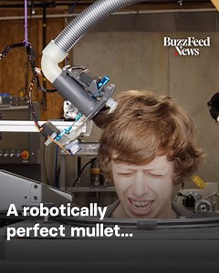 8.3M views · 2K reactions | Would you let this guy’s robot cut your hair? [ Stuff Made Here] | BuzzFeed News | Facebook