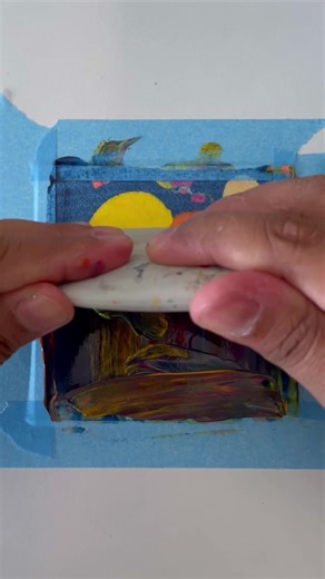 Squeegee Art and Lettering Compilation for Art Therapy