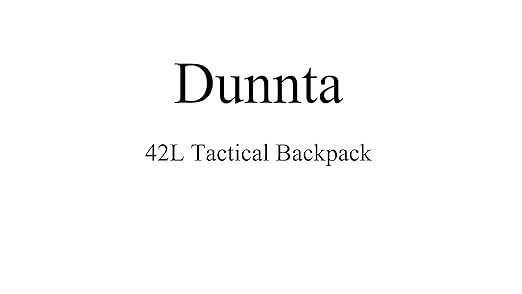 Dunnta Tactical Backpack