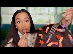ASMR The Girl on the School Bus Eats The Bugs Out Of Your Hair 🪲😋