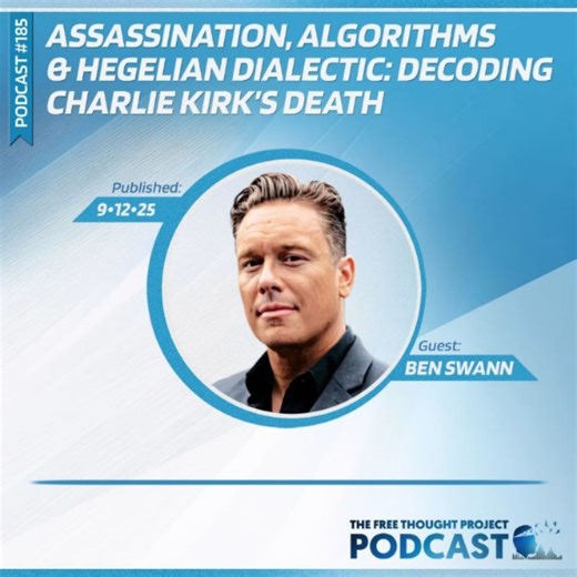 The FreeThoughtProjectPodcast on Instagram: "In this episode of The Free Thought Project Podcast, Jason, Don, and Matt sit down with Ben Swann — Emmy Award–winning journalist, founder of Truth in Media, and one of the most consistent independent voices in modern journalism. From his early Reality Check segments to his pioneering work today, Ben has built a reputation for exposing the narratives the establishment doesn’t want questioned. We dive straight into the assassination of Charlie Kirk, di