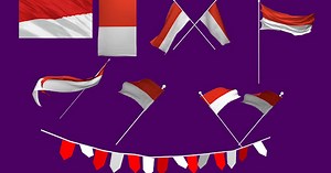 Kumpulan Download Gratis Video Animasi Bendera Merah Putih Berkibar