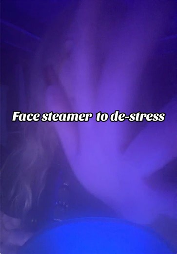 No layered sounds this time 🧖‍♀️🌫️ #asmrforsleep #facesteamer #facial #spa