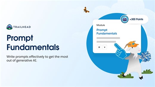 Prompts are the key to getting the most out of generative AI tools, #AwesomeAdmins. With the right prompts, you can 朗 create amazing content,  solve complex problems, and 烙 automate tasks like a pro. Complete this module to learn more: https://sforce.co/3QYsVVU | Salesforce Admins | Facebook