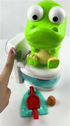 Pororo ASMR Satisfying with Unboxing Crong Crong Toilet Educational Learning Toy Set For Potty #toy