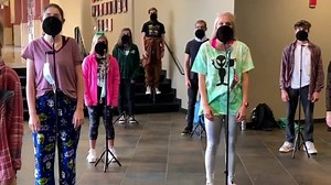 2.8K views · 38 reactions | Working on our first arrangement of the year, layer by layer! Can you guess what song it is? Hint: the singer named her baby after it. | OneVoice | Facebook