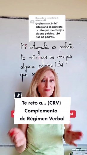 Respuesta a @roberrrrrrt34 Te reto a... (Complemento de Régimen). #ortografía #sintaxis