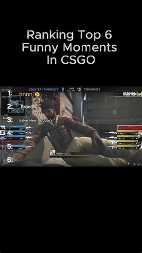 Top 6 CS:GO Funny Moments #csgo#csgofunnymoments#csgoshorts#gaming