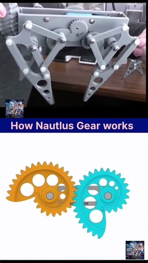 How Nautilus Gears and Mechanical Linkages Work | Engineering Mechanics Model
