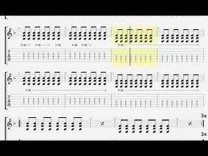 [Alexandros] Kill Me If You Can ギター タブ guitar TAB