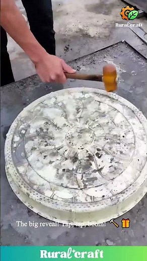 The SECRET to DIY Concrete Manhole Covers! 🤫 This Simple Mold Hack is Truly Mind-Blowing!#concrete