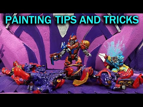 This video will make you better at painting custom Halo mega construx figures :)