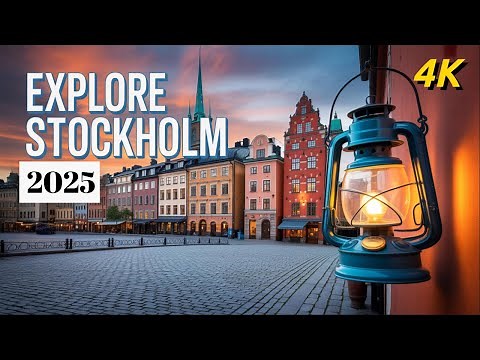 Explore Stockholm 2025 | Old Town, Royal Palace & Museums Walking Tour | 4K UHD