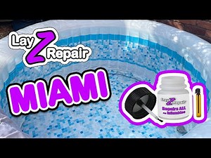 How to repair any lay-Z-spa Hot Tub Puncture ALL models.