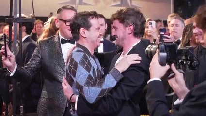Watch: Paul Mescal and Andrew Scott leap into each other’s arms as they reunite at Gladiator II...