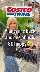 One of us was SO happy to see the live plants back at Costco 🤣 🌳 #costco #costcofinds #plants #garden #gardening | Costco Twins