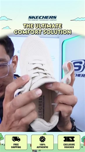 Skechers Street Uno Stand On Air Shoes 73690-OWHT review