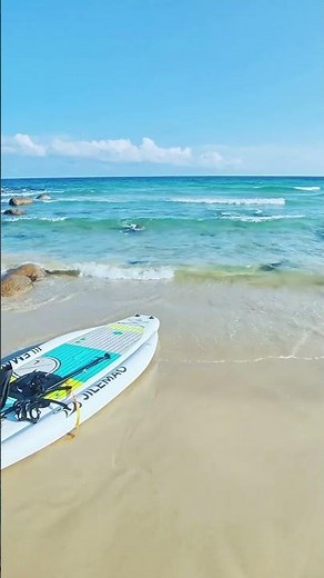 Walk Along the Beach 🌊 Immersive Ocean View & Natural Sea Sounds #asmr #beach #peacefulwaves