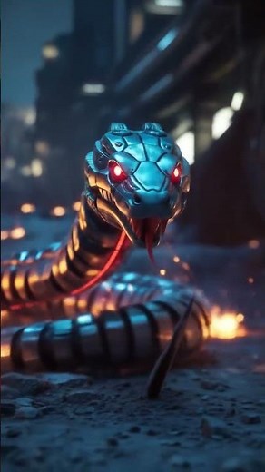 "Robotic Snake with Spinning Gear Blades! 🐍⚙️ | Beast 3D Shorts"