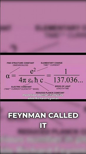 Feynman's #1 Mystery: The Magic Number 137!