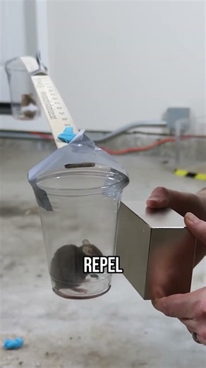 how this mouse survives inside a glass cup