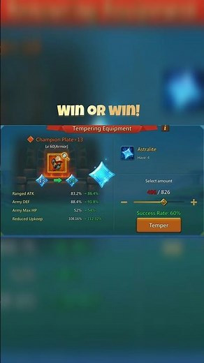 𝐓𝐫𝐲 𝐟𝐢𝐫𝐬𝐭, 𝐰𝐢𝐧 𝐥𝐚𝐭𝐞𝐫 🤧🥸 #shorts #lordsmobile