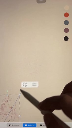 50K views · 4K reactions | Trying out a different color palette #digitalart #procreate #artbylouris #portrait #procreatebrushes | Artbylouris | Facebook