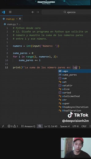Números pares #aprendepython #software #python #pythonfacil #pythondesdecero @Henry