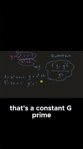 Master the Quotient Rule in Under 60 Seconds