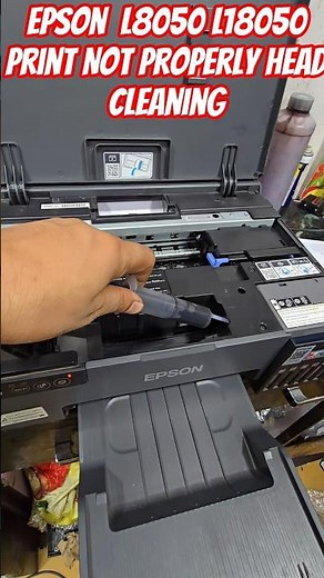 Epson L8050 L18050 Print Not Properly head cleaning#epson #services#printersupportsoftware