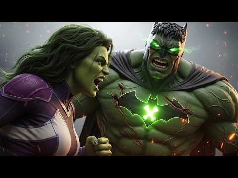 She-Hulk vs Bat Hulk: What If Batman Became a Hulk? | Epic Marvel vs DC Crossover