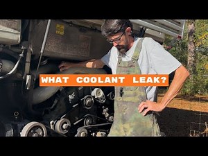 MAINTENANCE DAY? Or trouble........BUS COOLANT LEAKS!