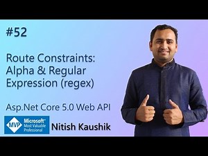 Route Constraints Alpha and Regular Expression (regex) | ASP.NET Core 5.0 Web API Tutorial